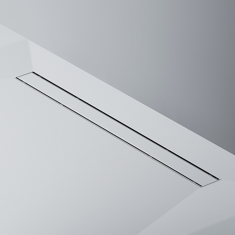Душевой лоток AM.PM PrimeFlow 90 W02SC-U11-090-04SB с решеткой Хром матовый / под плитку Tile