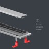 Душевой лоток AM.PM PrimeFlow 90 W02SC-U11-090-04SB с решеткой Хром матовый / под плитку Tile