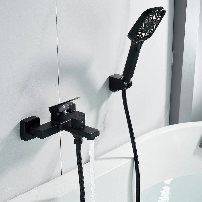 Смеситель для ванны Shevanik S9602H цвет Черный