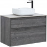 Тумба под раковину Aquanet Nova Lite 90 242267 подвесная Дуб рошелье МДФ / ЛДСП