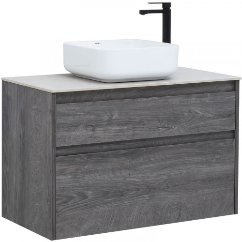 Тумба под раковину Aquanet Nova Lite 90 242267 подвесная Дуб рошелье МДФ / ЛДСП