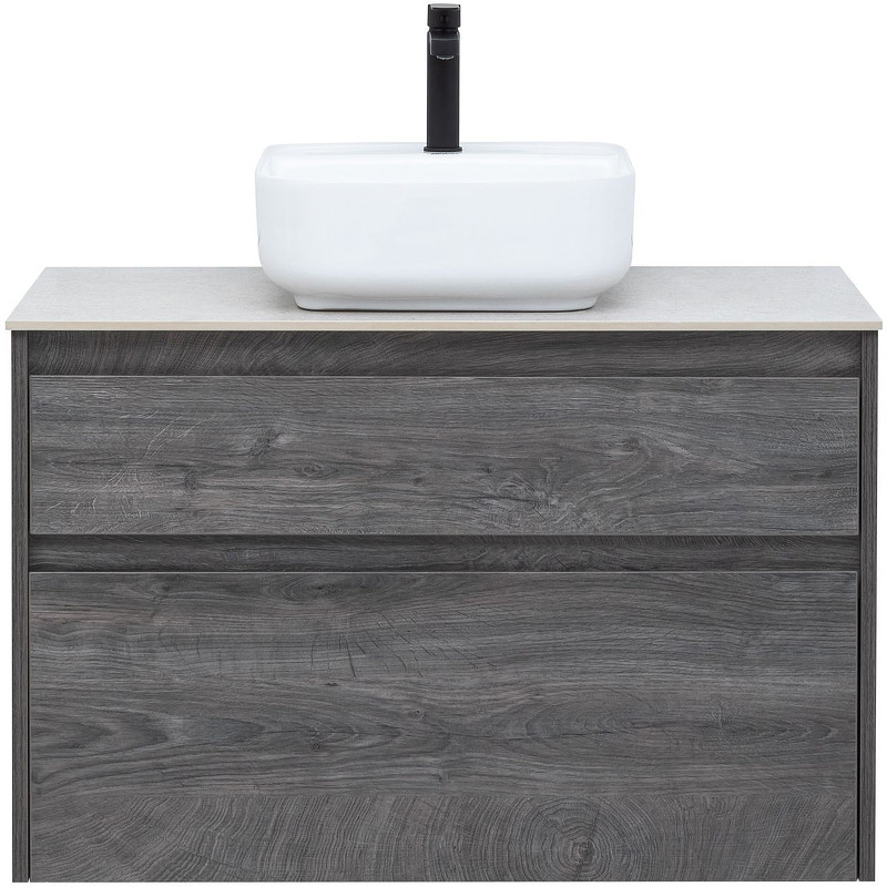 Тумба под раковину Aquanet Nova Lite 90 242267 подвесная Дуб рошелье МДФ / ЛДСП