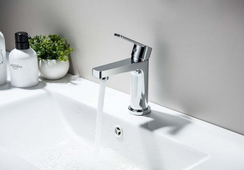 Смеситель для раковины Aquatek Лугано AQ1710CR цвет Хром