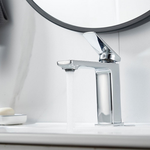 Смеситель для раковины Shevanik S8901-1 цвет Хром