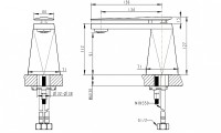 Смеситель для раковины Bravat Diamond F118102G-1-ENG Золото латунь