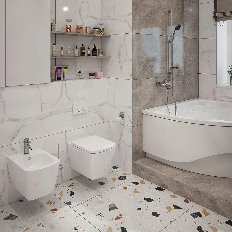 Инсталляция Lavinia Boho RelFix 77020013 для унитаза с клавишей смыва цвет Белый глянцевый