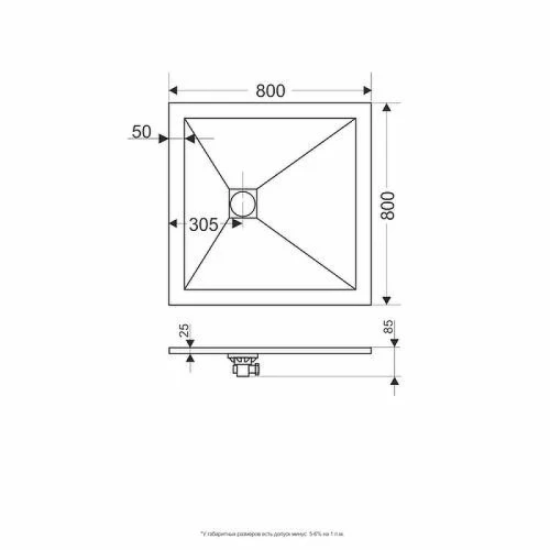 Душевой уголок RGW Stilvoll 80x80 703213588-11, 16152088-01 профиль цвет Хром стекло прозрачное