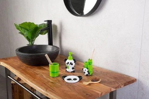 Стакан для зубных щеток Ridder Panda 2168100 Зеленый