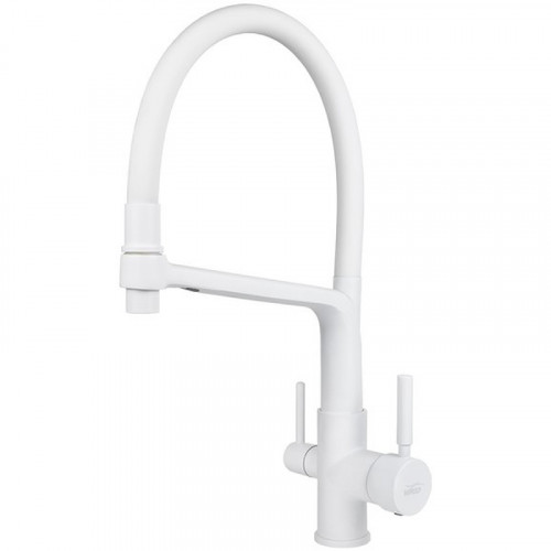 Смеситель для кухни Viko V-5604 Белый матовый латунь