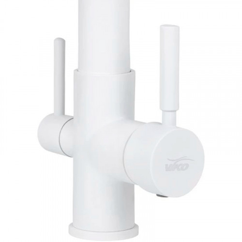 Смеситель для кухни Viko V-5604 Белый матовый латунь