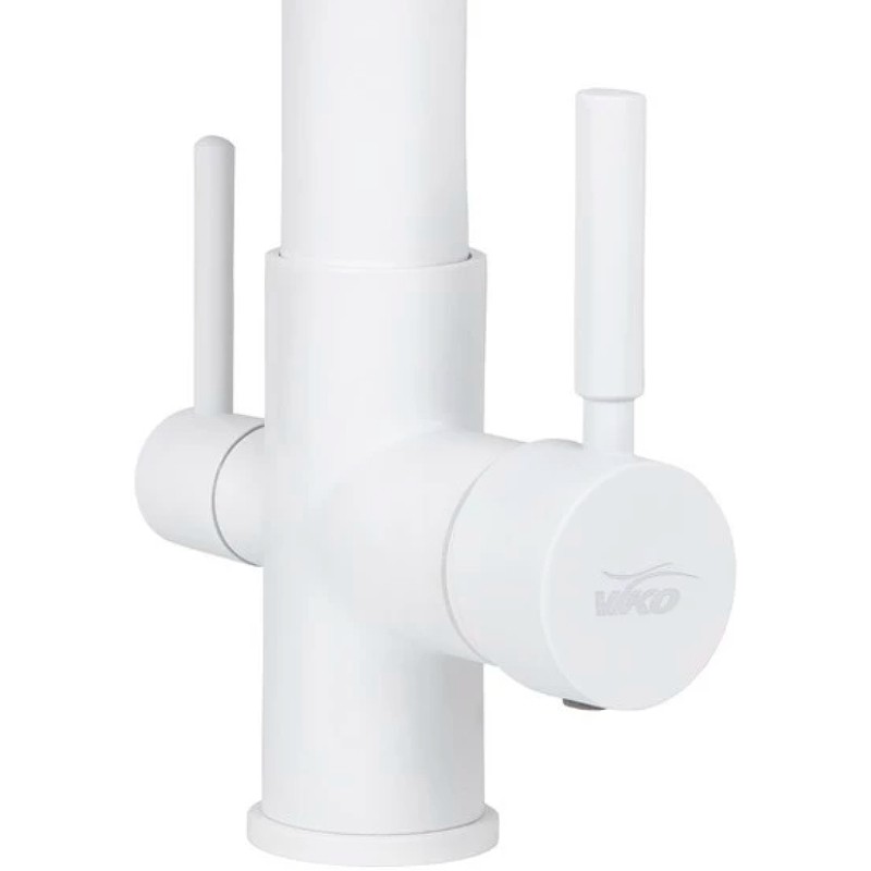 Смеситель для кухни Viko V-5604 Белый матовый