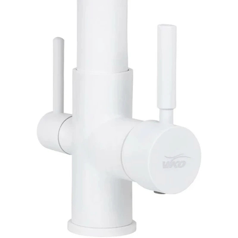 Смеситель для кухни Viko V-5604 Белый матовый латунь