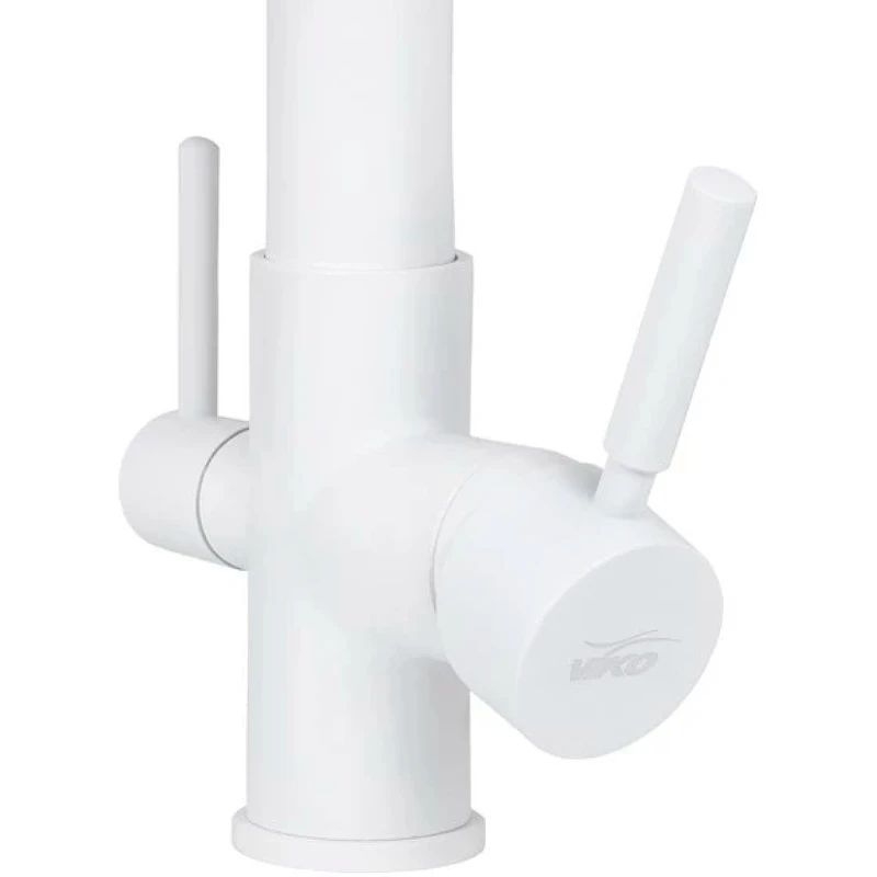 Смеситель для кухни Viko V-5604 Белый матовый латунь