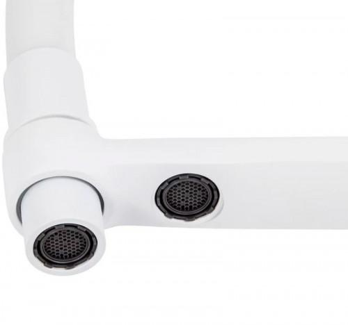 Смеситель для кухни Viko V-5604 Белый матовый латунь