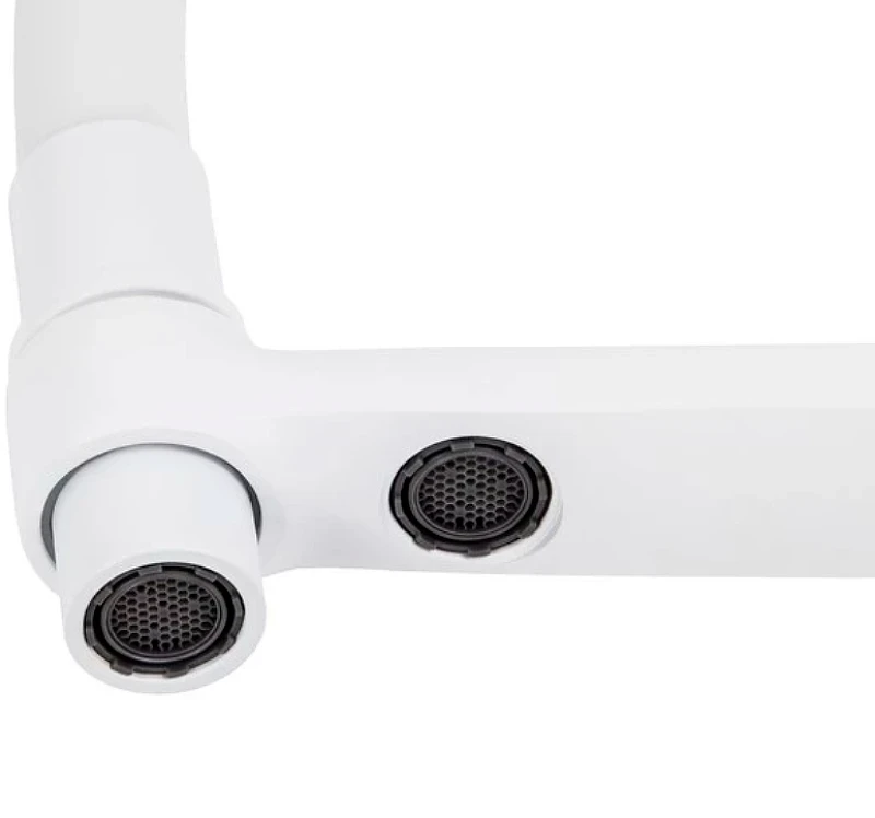Смеситель для кухни Viko V-5604 Белый матовый латунь