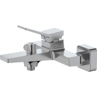 Смеситель для ванны Haiba HB60818 Хром латунь на стену
