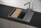 Кухонная мойка Granula Estetica 62 6202 цвет Графит