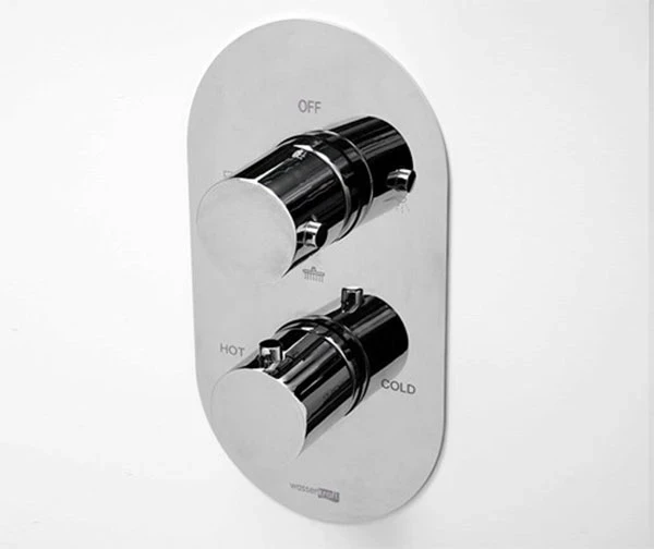 Душевая система WasserKRAFT Berkel A174819 Thermo с термостатом Хром латунь встраиваемый