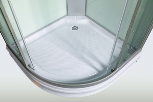 Душевая кабина WeltWasser WW500 Emmer 11015-2 110x110 10000004651 профиль Хром стекло прозрачное