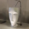 Раковина Kerasan Artwork Moloco 45 474001 Белая фаянс напольный