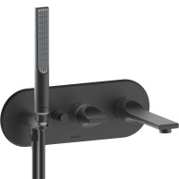 Смеситель для ванны Bossini Apice Z00555.073 Черный матовый латунь встраиваемый