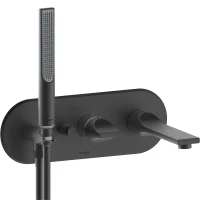 Смеситель для ванны Bossini Apice Z00555.073 Черный матовый латунь встраиваемый