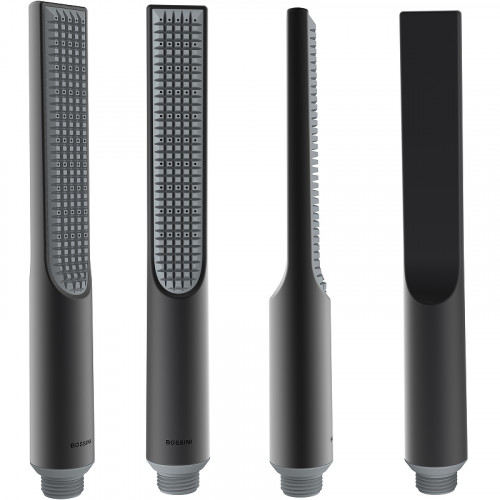 Смеситель для ванны Bossini Apice Z00555.073 Черный матовый латунь встраиваемый