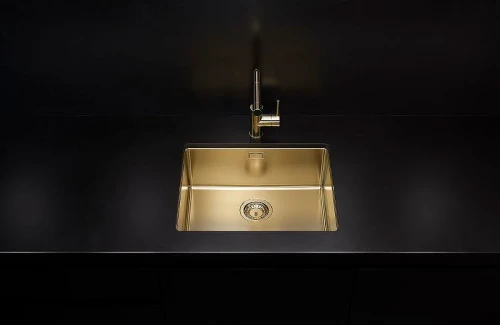 Кухонная мойка Alveus Kombino 50 Monarch Gold SAT-90 540x440x195 U 1120361 Золото нержавеющая сталь встраиваемый