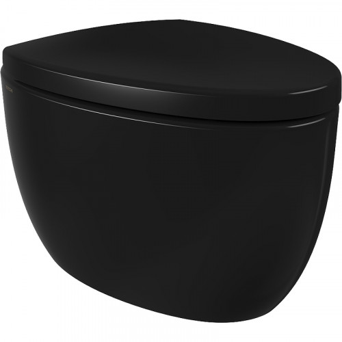 Унитаз Bocchi Etna 1116-005-0129 подвесной Черный глянцевый без сиденья фарфор подвесной