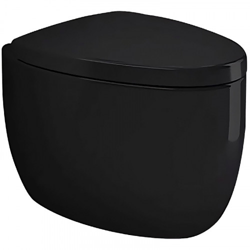 Унитаз Bocchi Etna 1116-005-0129 подвесной Черный глянцевый без сиденья фарфор подвесной