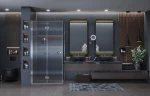 Душевой уголок Ambassador Diamond 90х90 12011105L профиль Хром стекло прозрачное