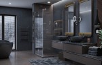 Душевой уголок Ambassador Diamond 90х90 12011105L профиль Хром стекло прозрачное