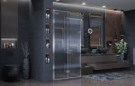 Душевой уголок Ambassador Diamond 90х90 12011105L профиль Хром стекло прозрачное