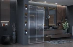 Душевой уголок Ambassador Diamond 90х90 12011105L профиль Хром стекло прозрачное