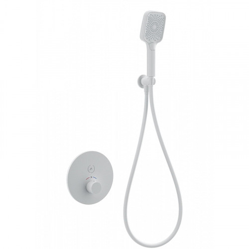 Смеситель для душа Wonzon & Woghand WW-D1017-A-MW с термостатом цвет Белый матовый