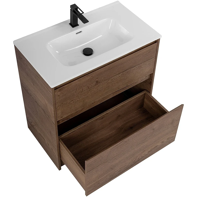 Тумба под раковину BelBagno Kraft 80 KRAFT-800-2C-PIA-RT Rovere Tabacco МДФ / ЛДСП