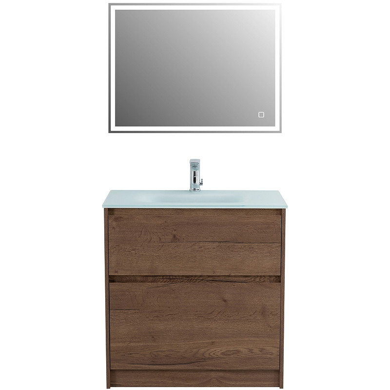 Тумба под раковину BelBagno Kraft 80 KRAFT-800-2C-PIA-RT Rovere Tabacco МДФ / ЛДСП