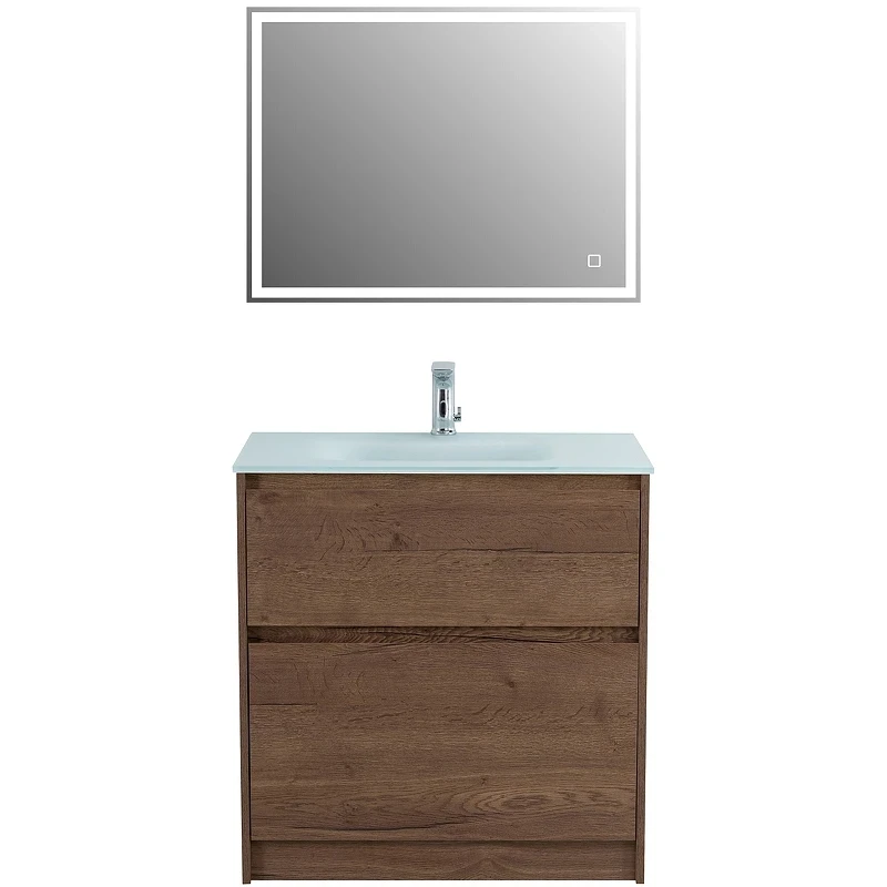 Тумба под раковину BelBagno Kraft 80 KRAFT-800-2C-PIA-RT Rovere Tabacco МДФ / ЛДСП