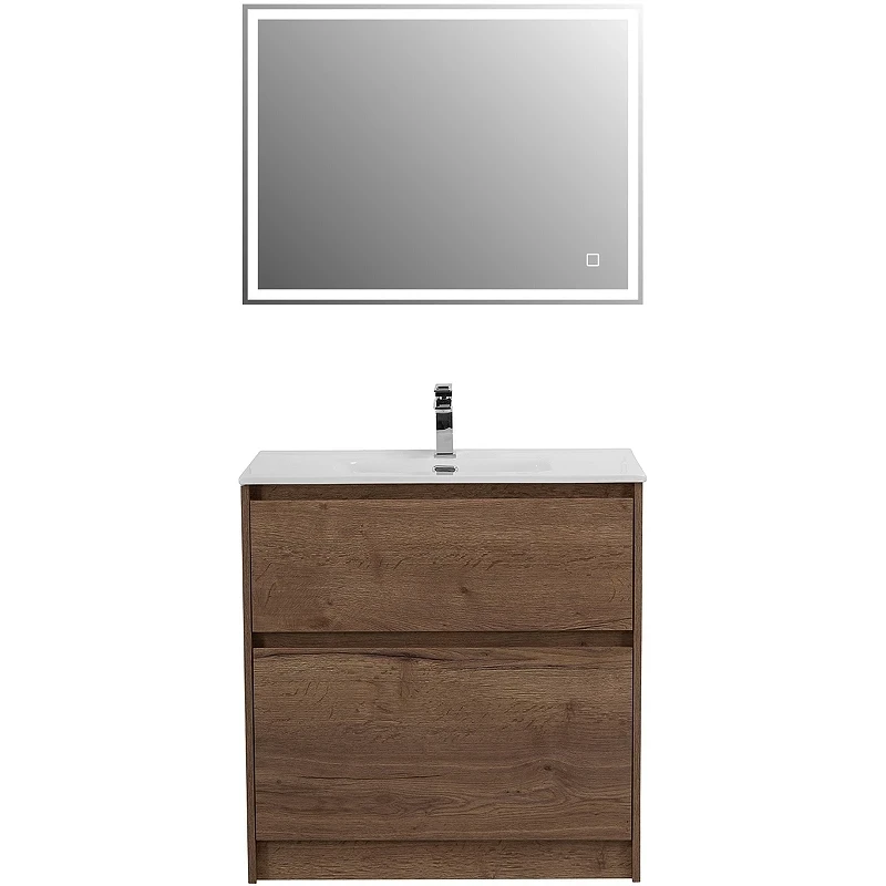 Тумба под раковину BelBagno Kraft 80 KRAFT-800-2C-PIA-RT Rovere Tabacco МДФ / ЛДСП