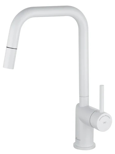 Смеситель для кухни Wonzon & Woghand WW-6018-MW цвет Белый матовый