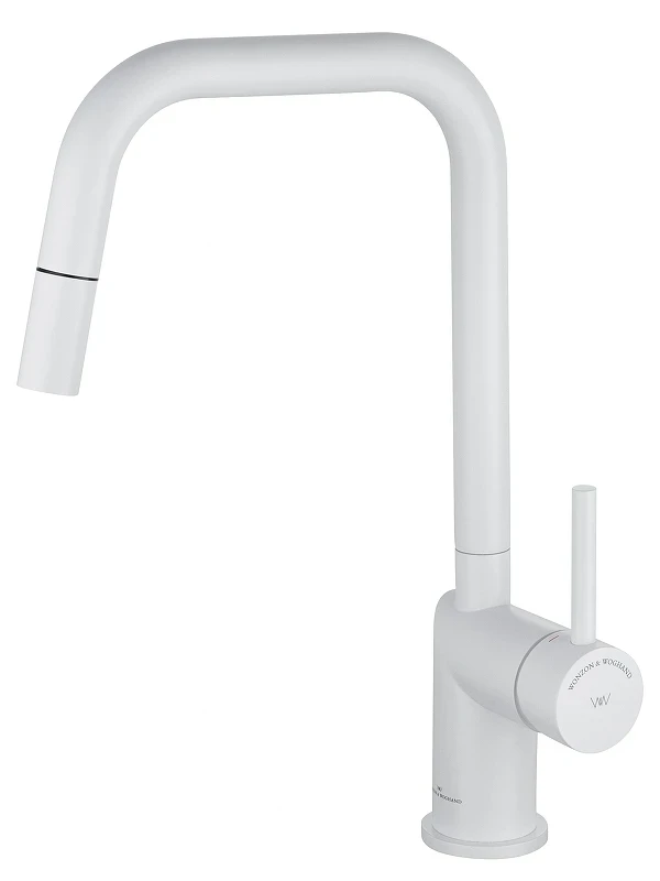 Смеситель для кухни Wonzon & Woghand WW-6018-MW цвет Белый матовый