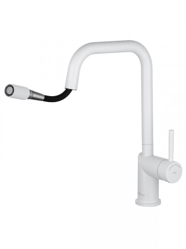 Смеситель для кухни Wonzon &amp; Woghand WW-6018-MW цвет Белый матовый