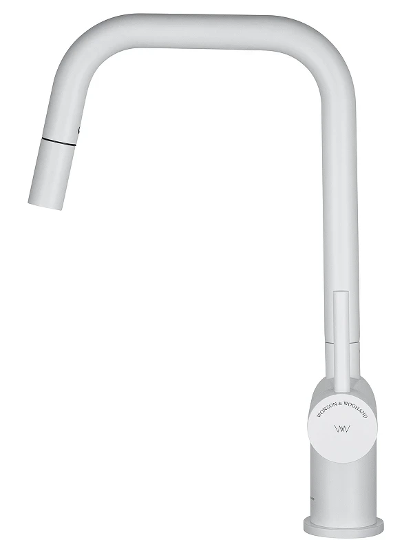 Смеситель для кухни Wonzon & Woghand WW-6018-MW цвет Белый матовый