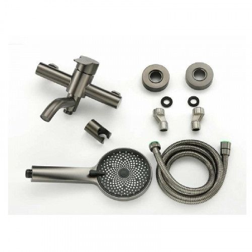 Смеситель для ванны Fmark FS8206Q цвет Графит