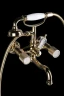 Смеситель для ванны Boheme Royal Cristal 293-Royal Золото латунь на стену