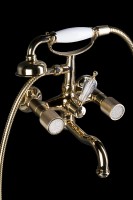 Смеситель для ванны Boheme Royal Cristal 293-Royal Золото латунь на стену