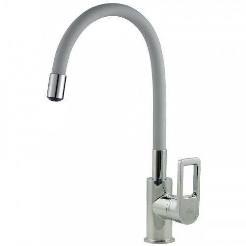 Смеситель для кухни Rossinka Z35-35U-Gray Хром Серый латунь