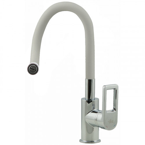 Смеситель для кухни Rossinka Z35-35U-Gray Хром Серый латунь