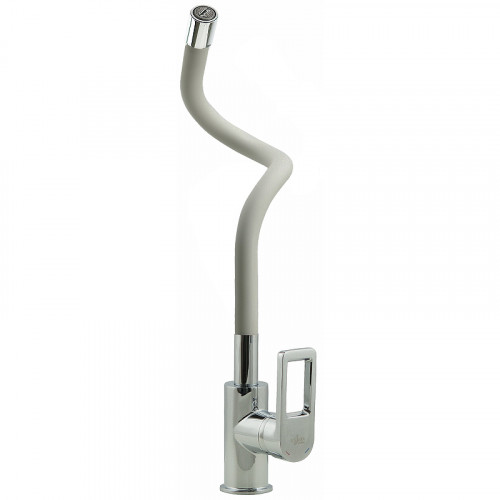 Смеситель для кухни Rossinka Z35-35U-Gray Хром Серый латунь