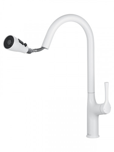 Смеситель для кухни Wonzon &amp; Woghand WW-AE54123-MW цвет Белый матовый